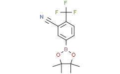 5-(4,4,5,5-四甲基-1,3,2-二氧硼杂环戊烷-2-基)-2-(三氟甲基)苯甲腈