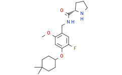 (S)-N-(4-((4,4-Dimethylcyclohexyl)oxy)-5-fluoro-2-methoxybenzyl)pyrrolidine-2-carboxamide