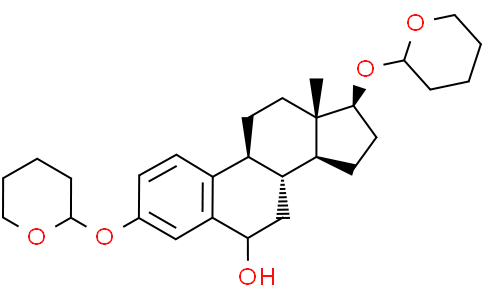 （17β）-3,17-雙[[四氫-2H-吡喃-2-基）氧基]-雌-1,3,5（10）-三烯-6-醇
