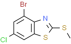 4-溴-6-氯-2-(甲硫基)苯并[d]噻唑