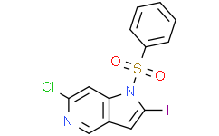1-(苯磺酰基)-6-氯-2-碘-1H-吡咯并[3,2-c]吡啶