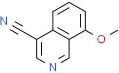 8-甲氧基异喹啉-4-甲腈