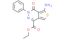 Ethyl 5-amino-4-oxo-3-phenyl-3,4-dihydrothieno[3,4-d]pyridazine-1-carboxylate