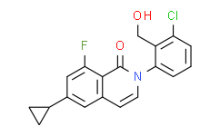 2-(3-氯-2-(羟甲基)苯基)-6-环丙基-8-氟异喹啉-1(2H)-酮
