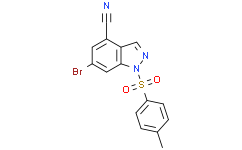 6-溴-1-(4-甲基苯磺酰基)-1H-吲唑-4-甲腈
