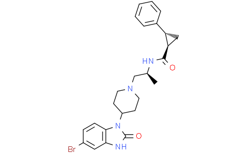 (1R,2R)-N-([S] -1-{4-[5-溴-2-氧代-2,3-二氫-1H-苯并(d)咪唑-1-基]哌啶-1-基}丙-2-基)-2-苯基環(huán)丙烷甲酰胺
