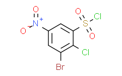 3-bromo-2-chloro-5-nitrobenzene-1-sulfonyl chloride