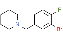 1-(3-溴-4-氟苄基)哌啶