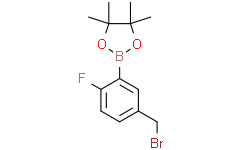 5-(溴甲基)-2-氟苯基硼酸,频哪醇酯