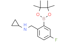 2-(环丙基氨基甲基)-5-氟苯基硼酸频哪醇酯