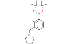 2-Fluoro-3-pyrrolidinomethylphenylboronic acid, pinacol ester