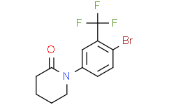 1-(4-溴-3-三氟甲基苯基)哌啶-2-酮