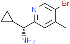 (R)-(5-溴-4-甲基吡啶-2-基)(环丙基)甲胺