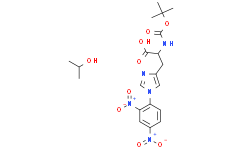 N-(叔丁氧羰基)-1-(2,4-二硝基苯基)-L-组氨酸异丙醇络合物