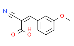 2-氰基-3-(3-甲氧基苯基)丙烯酸