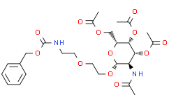 2-乙酰氨基-3,4,6-三-O-乙酰基-1-O-[(N-Cbz-氨基乙氧基)乙氧基] -2-脱氧-β-D-吡喃半乳糖