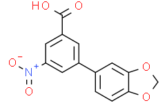 3-(3,4-亚甲基二氧苯基)-5-硝基苯甲酸