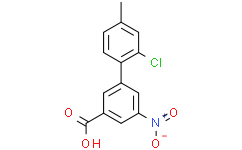 3-(2-氯-4-甲基苯基)-5-硝基苯甲酸