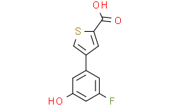 5-(2-羧噻吩-4-基)-3-氟苯酚