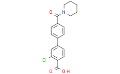 2-氯-4-[4-(哌啶-1-羰基)苯基]苯甲酸