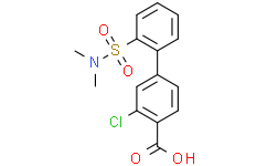 2-氯-4-(2-N,N-二甲基氨磺酰基苯基)苯甲酸