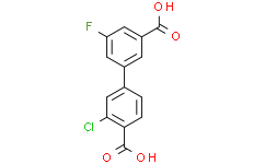 4-(3-羧基-5-氟苯基)-2-氯苯甲酸