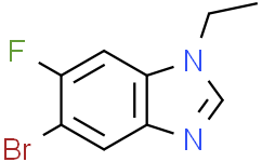 5-溴-1-乙基-6-氟苯并咪唑