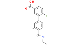 3-[4-(乙基氨基甲酰基)-3-氟苯基] -4-氟苯甲酸