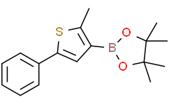 4,4,5,5-四甲基-2-(2-甲基-5-苯基噻吩-3-基)-1,3,2-二氧硼杂环戊烷
