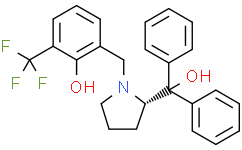 (2S)-1-[[[2-羟基-3-(三氟甲基)苯基]甲基]-α，α-二苯基-2-吡咯烷甲醇