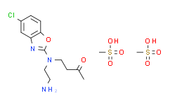 4-[(2-Aminoethyl)(5-chloro-1,3-benzoxazol-2-yl)amino]-2-butanone methanesulfonate (1:2)