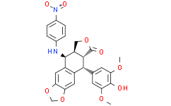 (5S,5aS,8aR,9R)-9-(4-hydroxy-3,5-dimethoxyphenyl)-5-(4-nitroanilino)-5a,6,8a,9-tetrahydro-5H-[2]benzofuro[5,6-f][1,3]benzodioxol-8-one