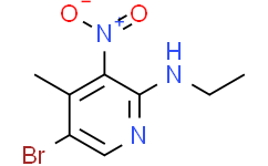 5-溴-2-乙基氨基-3-硝基-4-甲基吡啶