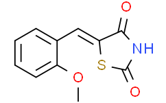 (Z)-5-(2-甲氧基亚苄基)噻唑烷-2,4-二酮