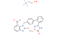 阿奇沙坦酸和胆碱2:1成盐