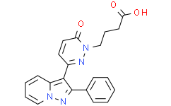 6-Oxo-3-(2-phenylpyrazolo(1,5-a)pyridin-3-yl)-1(6H)-pyridazinebutyric acid