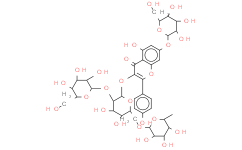 山奈酚-3-O-β-D-[(2→1)-β-D-葡萄糖-(6→1)-α-L-鼠李糖基]-葡萄糖-7-O-β-D-葡萄糖苷