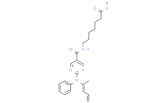 (E)-Methyl 7-(2-(penta-2,4-dien-2-yl(phenyl)amino)pyrimidine-5-carboxamido)heptanoate