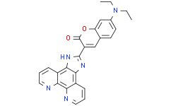 7-(二乙氨基)-3-(1H-咪唑并[4,5-F][1,10]菲咯啉-2-基)-2H-1- 苯并吡喃-2-酮