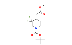 4-(2-乙氧基-2-氧代乙基)-3,3-二氟哌啶-1-羧酸叔丁酯