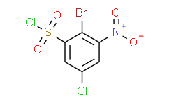 2-bromo-5-chloro-3-nitrobenzene-1-sulfonyl chloride