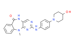 2-((4-(4-羟基哌啶-1-基)苯基)氨基)-11-甲基-5H-苯并[e]嘧啶并[5,4-b][1,4]二氮杂卓-6(11H)-酮