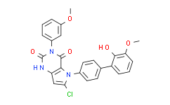 6-氯-5-(2'-羟基-3'-甲氧基-[1,1'-联苯]-4-基)-3-(3-甲氧基苯基)-1H-吡咯并[3,2-d]嘧啶-2,4(3H,5H)-二酮