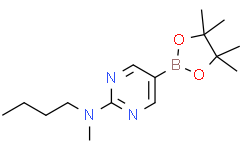N-丁基-N-甲基-5-(4,4,5,5-四甲基-1,3,2-二氧硼杂环戊烷-2-基)嘧啶-2-胺