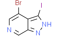 4-溴-3-碘-1H-吡唑并[3，4-c]吡啶