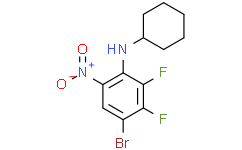 4-溴-N-环己基-2,3-二氟-6-硝基苯胺