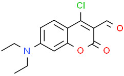7-(N，N-二乙基氨基)-4-氯香豆素-3-甲醛