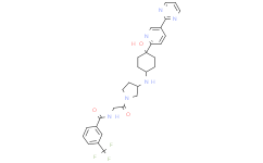 N-[2-[(3S)-3-[[cis-4-hydroxy-4-(5-pyrimidin-2-yl-2-pyridyl)cyclohexyl]amino]pyrrolidin-1-yl]-2-oxo-ethyl]-3-(trifluoromethyl)benzamide