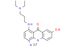 5-((3-Diethylamino)propyl)amino-8-hydroxy-6H-imidazo(4,5,1-de)acridin-6-one