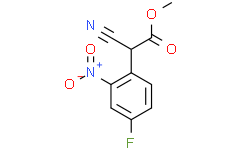 Methyl 2-cyano-2-(4-fluoro-2-nitrophenyl)acetate